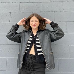 Faux Leather Jacket